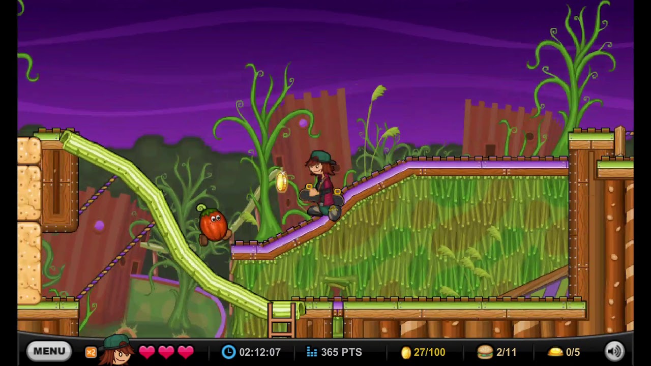 Papa Louie 2 Scooter Skating