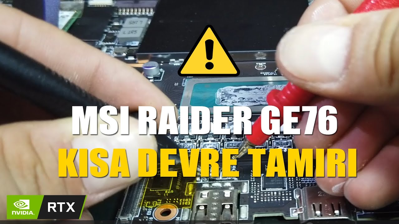 110.000 TL LİK LAPTOPU HAYATA DÖNDÜRMEK !! ( MSI RAIDER GE76 )