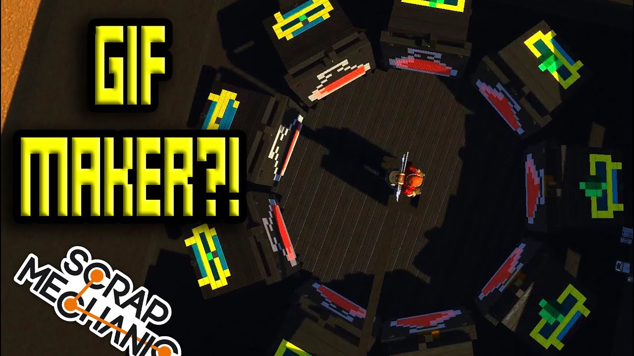 GIF MAKER! Scrap Mechanic Phenakistoscope Showcase Ep8