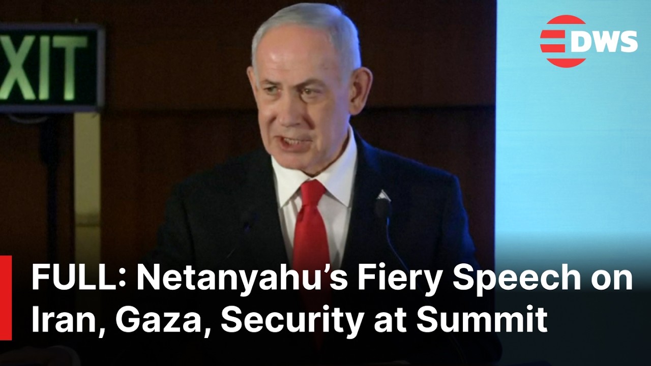 FULL SPEECH: Israeli PM Netanyahu’s Fiery Address on Iran, Gaza & Security at Jerusalem Summit |AC1E