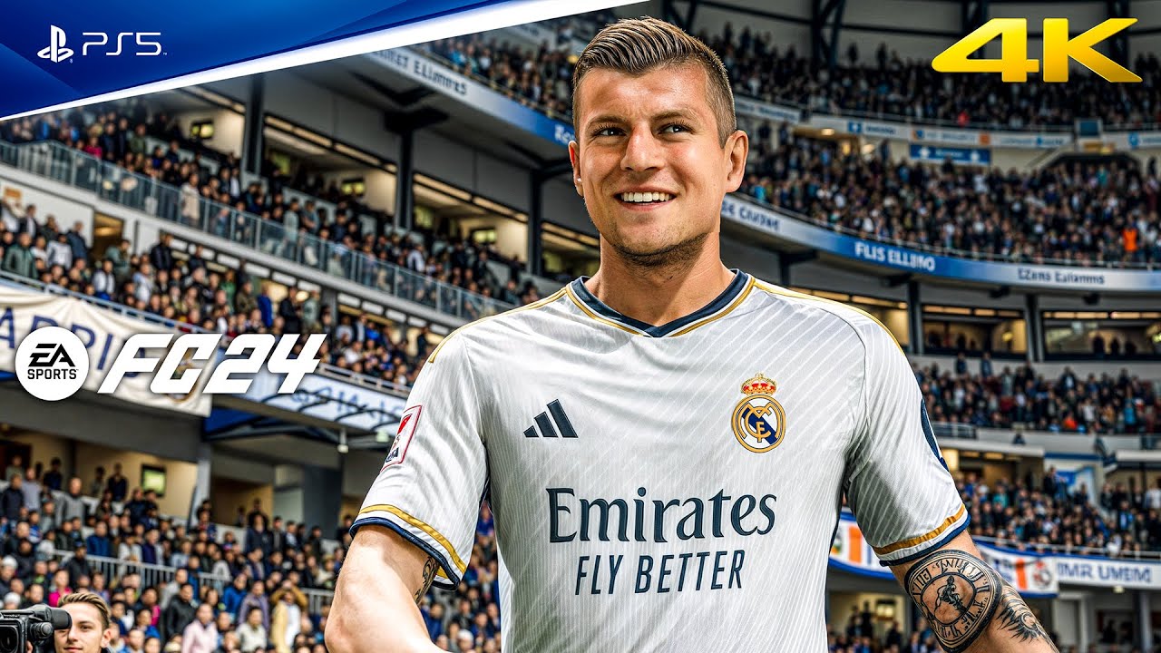 FC 24 - Real Madrid vs Real Betis | La liga 23/24 Full Match | PS5™ [4K60]