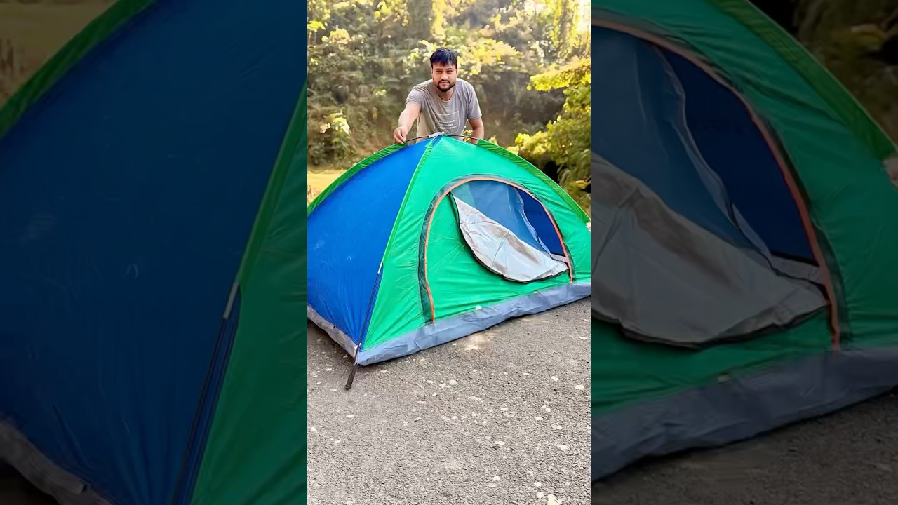 Easy setup Tent unboxing for camping | Ideal for 2 person😲