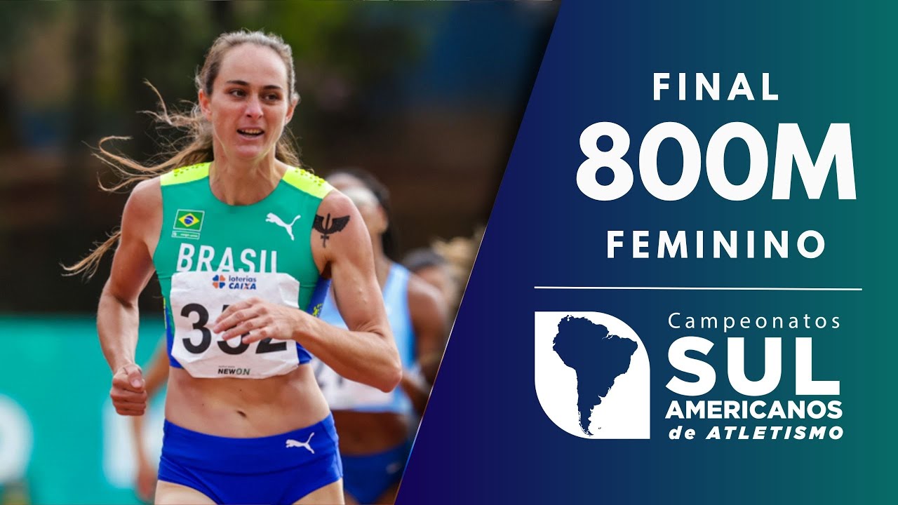 OURO PARA O BRASIL 🏅🇧🇷 FLAVIA DE LIMA VENCE OS 800M FEMININO | SUL-AMERICANO DE ATLETISMO 2023