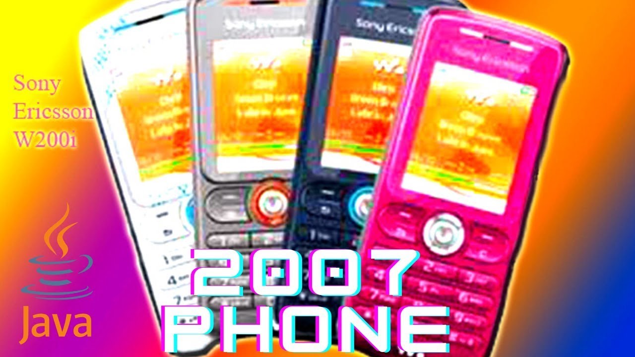Sony Ericsson W200 | Viajando al 2007