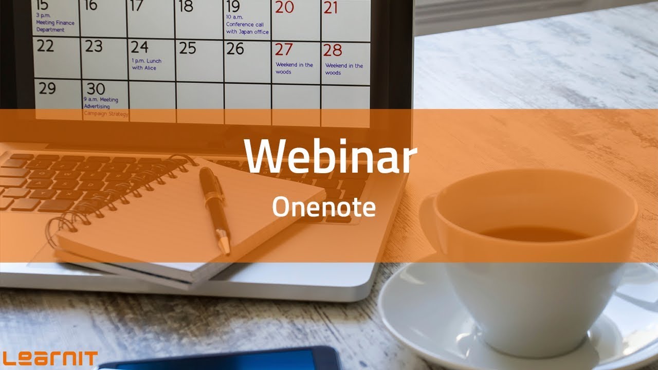 OneNote: het digitale notitieblok. Webinar Learnit Training