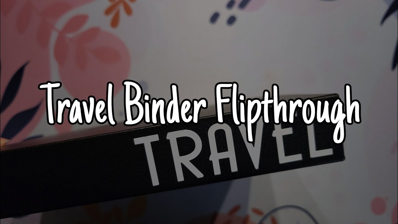 Travel Binder Flipthrough | Planner and Journal for Notes | Happy Planner Discbound Home Binders