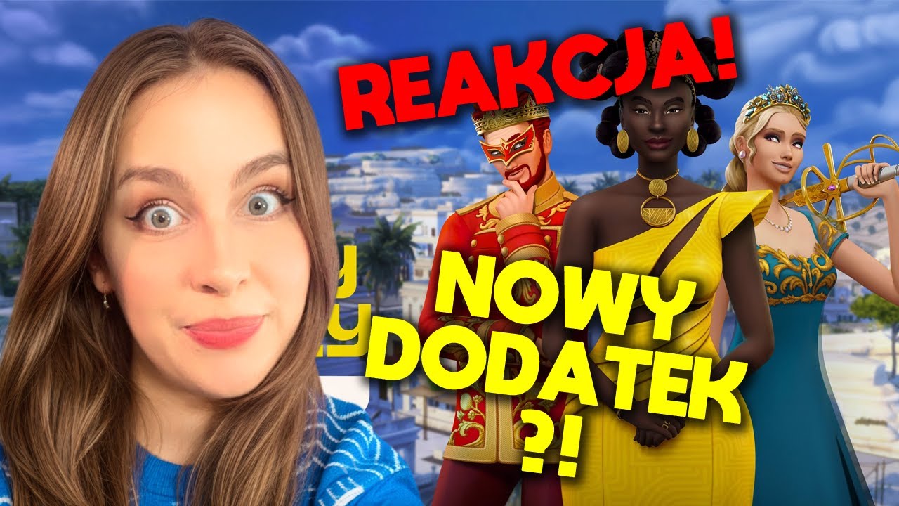 REAKCJA na nowy dodatek The Sims 4 👑 Królewskie Dziedzictwo