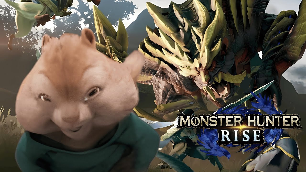 Jogando Monster Hunter Rise com coop ligado