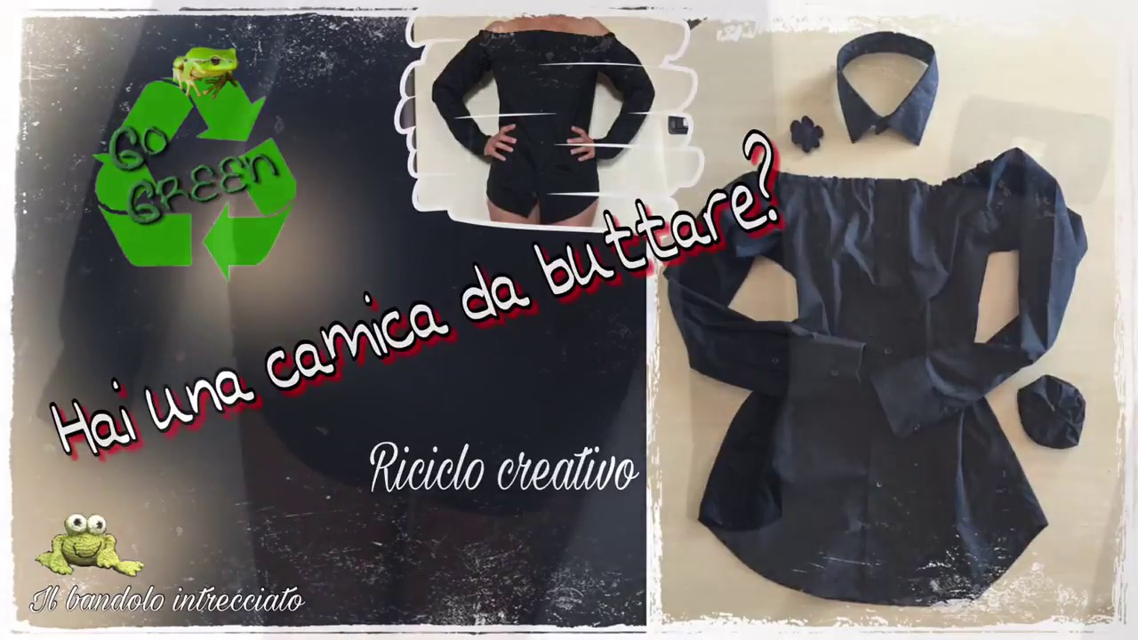 4 progetti da 1 camicia da riciclare ♻️