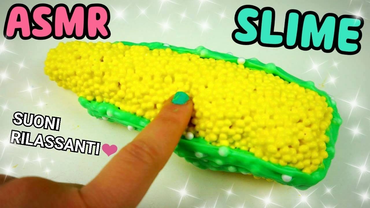 ASMR SLIME! SUONI SLIME CRUNCHY RILASSANTI! Slime Most Satisfying Sounds Iolanda Sweets