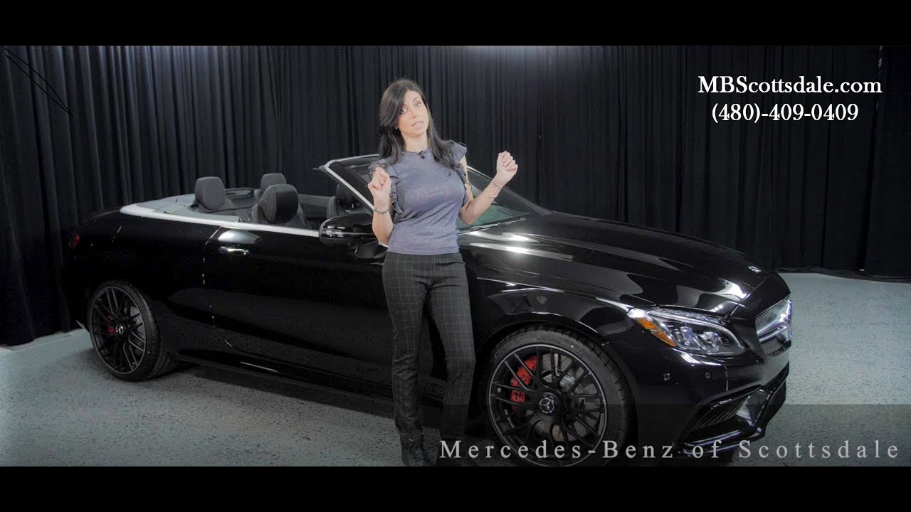 Черный кабриолет Mercedes-Benz C 63 S AMG® 2018 года от Mercedes Benz of Scottsdale