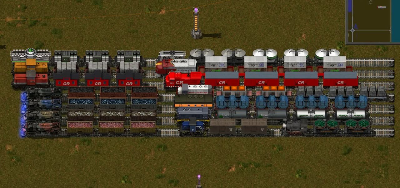 [PC] [1] Factorio MODS v.0.13.11 - Поезда
