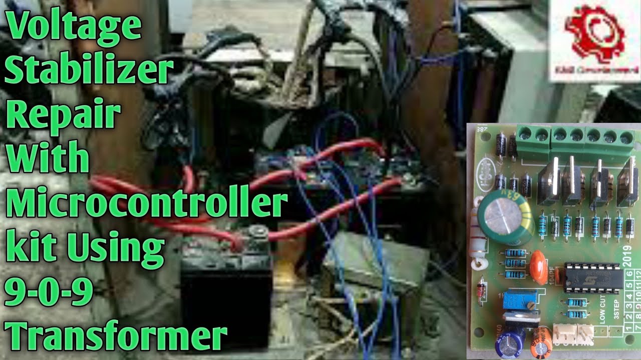 How To Repair Automatic Voltage Stabilizer With Microcontroller/Digital Circuit|Skill Development