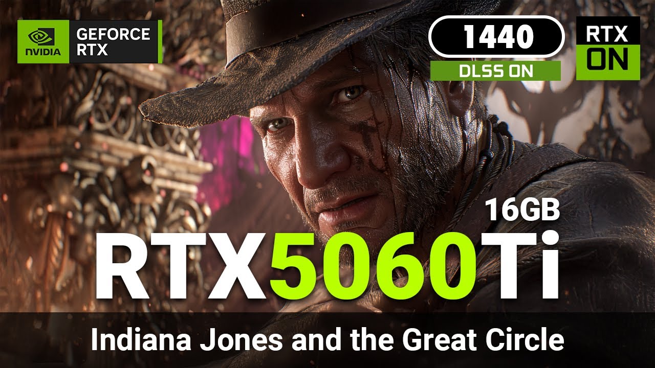 Indiana Jones | RTX 5060 Ti 16GB | Ryzen 9800X3D | 1440p QHD Performance Benchmark Test