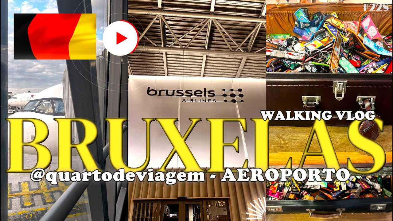AEROPORTO DE BRUXELAS (BRU) Bélgica 🇧🇪 | (4K) 228