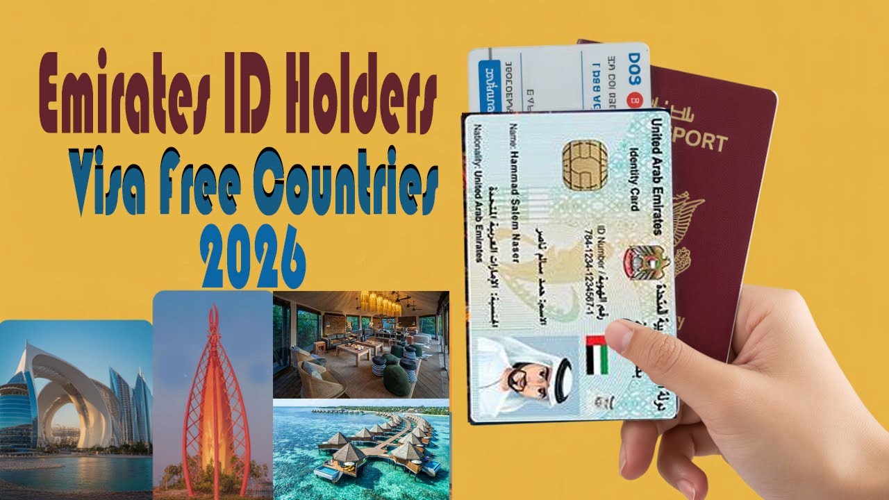 Visa Free Countries for Emirates ID Holder 2026 (FULL LIST)