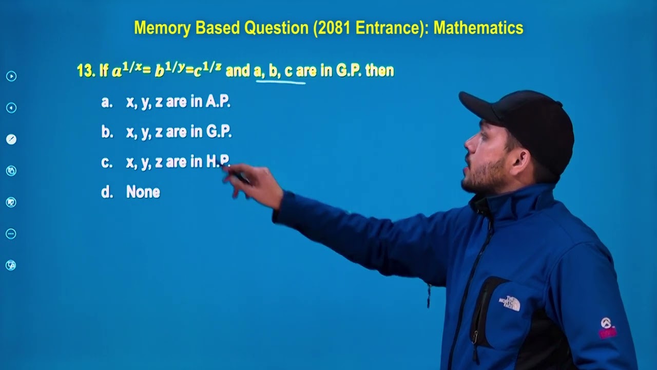 Memory Based Question by Er. Rabin Khadka | Mathematics | (Part-3) IOE Entrance | PEA Association |