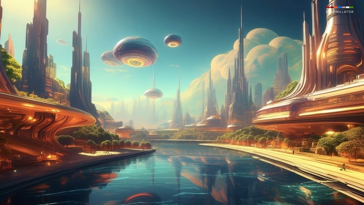 Floating Cities & Silent Horizons · 1 Hour Utopian Sci-Fi Relaxation