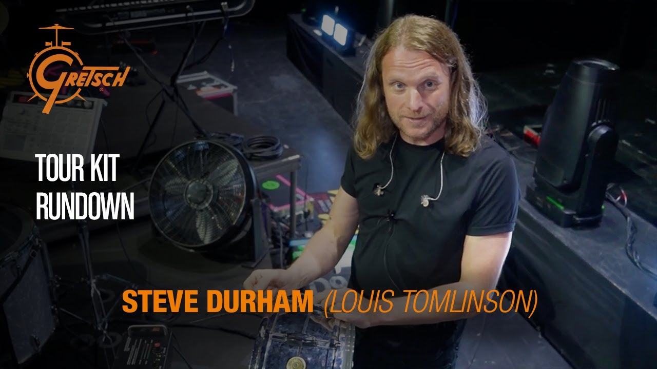 🥁 Steve Durham GRETSCH Drums Tour Kit Rundown