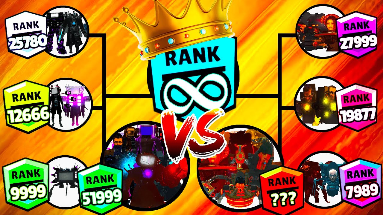 Skibidi Toilet Brawl Stars Rank Up Tournament | TITAN TV-MAN SQUAD vs UPGR ASTRO DETAINER 2.0 SQUAD