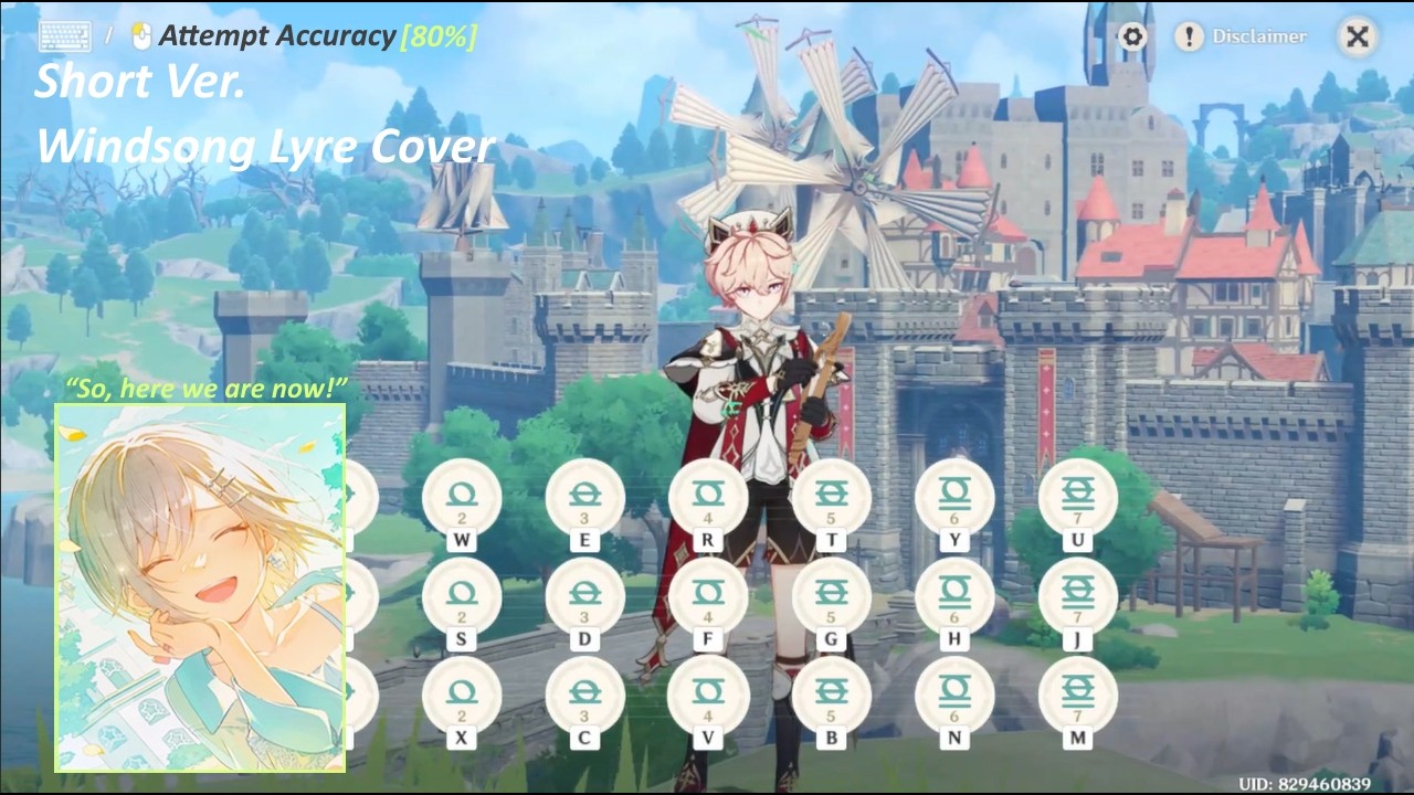 Genshin Windsong Lyre - Going On as We Are (Project Sekai) + Notes