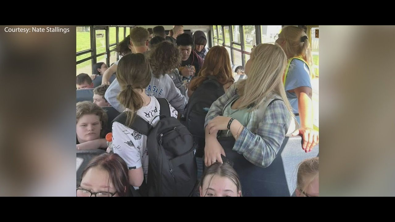 Students concerned with crowded buses