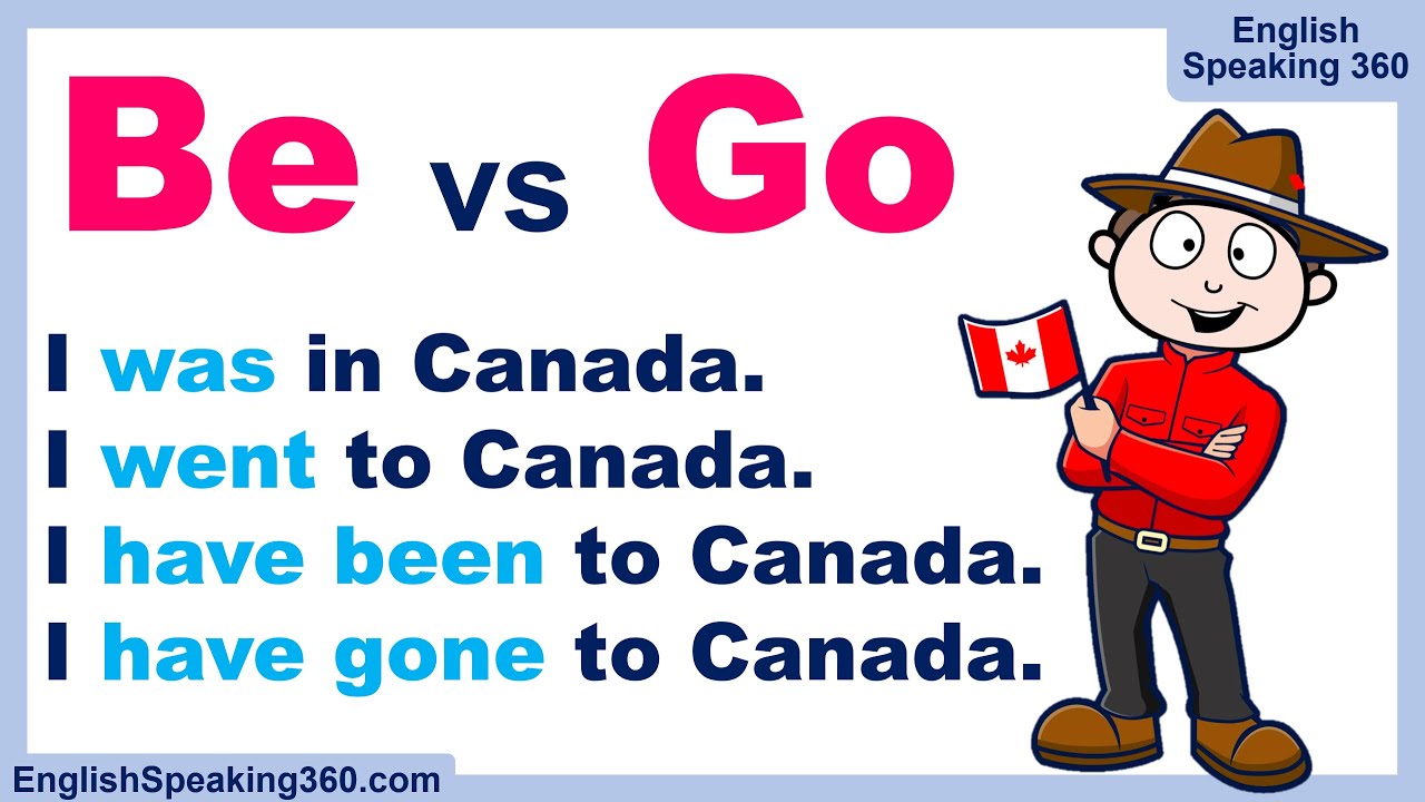 BE vs GO / WAS vs WENT / HAVE BEEN vs HAVE GONE &ndash; Compare VERB TENSES 👉 Easy English Grammar 👈