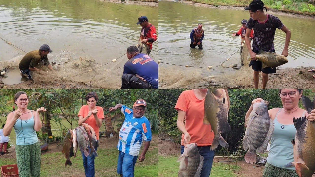 Uma pescaria abençoada🙌 peixes com + de quatro quilos 