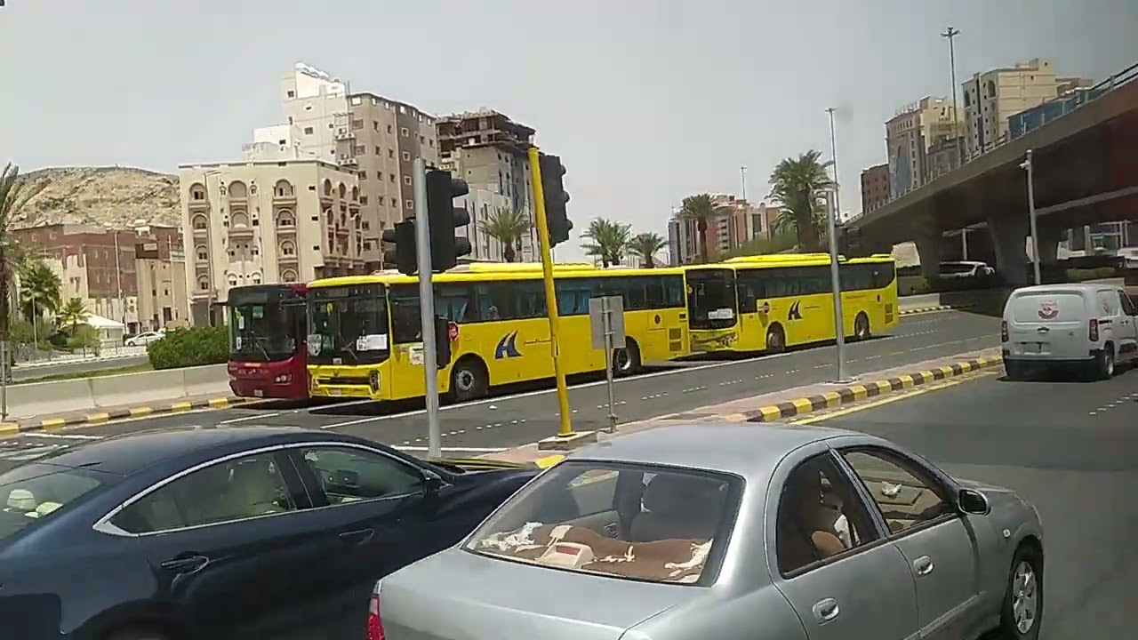 Masjid Al Haram Roof Top Via Escalator  Bus Ride From Hotel Batha Quraish Zohr Prayer Part 1