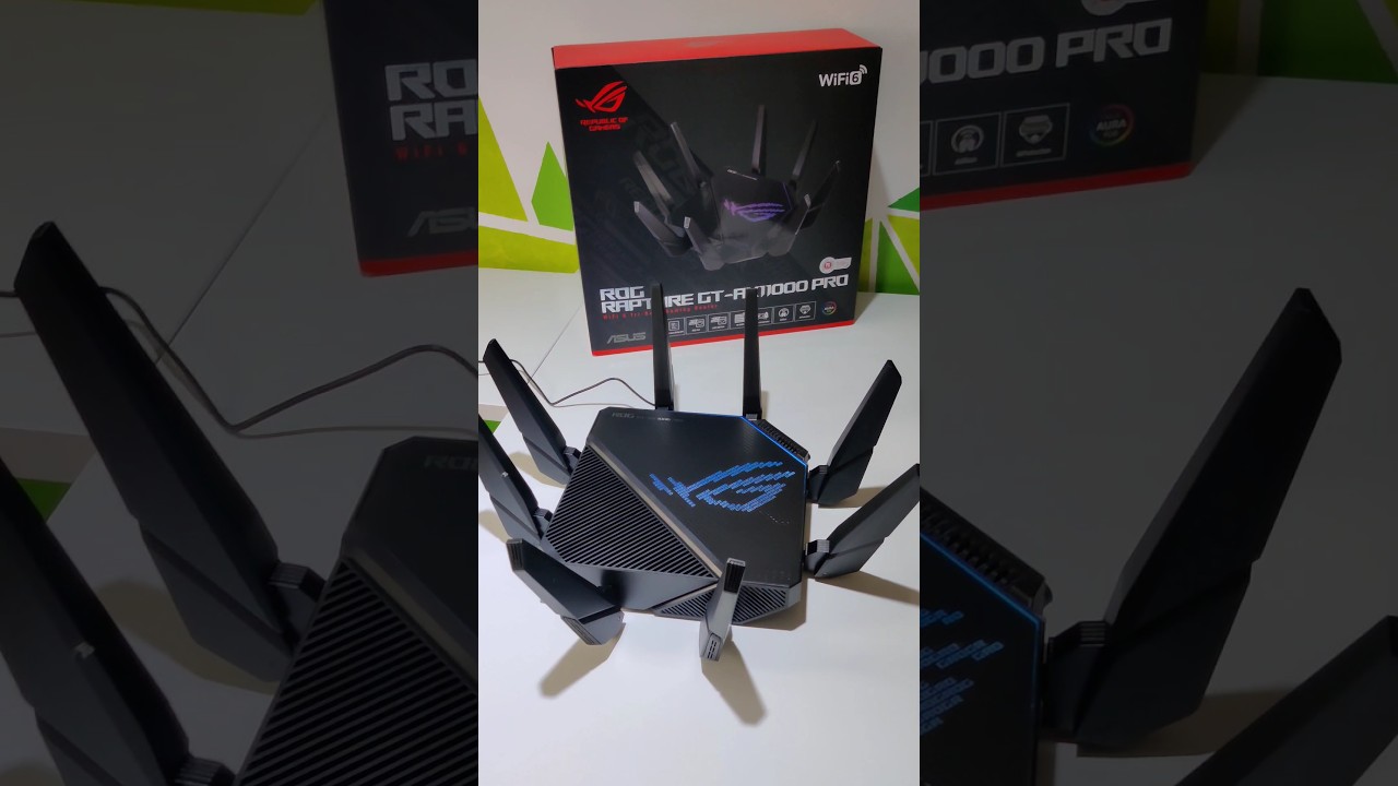 Un poderoso Router... ASUS ROG RAPTURE GT-AX11000 PRO @asusrog @mxasus #asus #router #wifi6