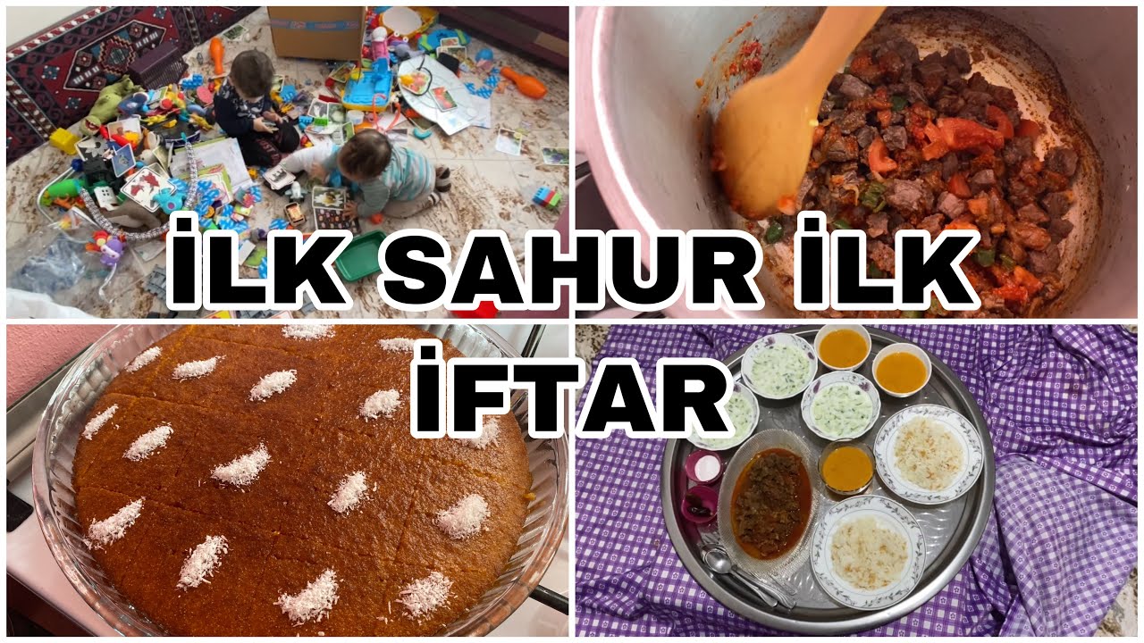 SAHURDAN İFTARA  KADAR VLOG🕌İLK GÜN MENÜSÜ✅HAYIRLI RAMAZANLAR🤲🏻