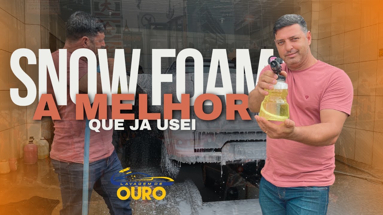 Snow Foam para bomba de Pistão. A MELHOR QUE JÁ USEI!