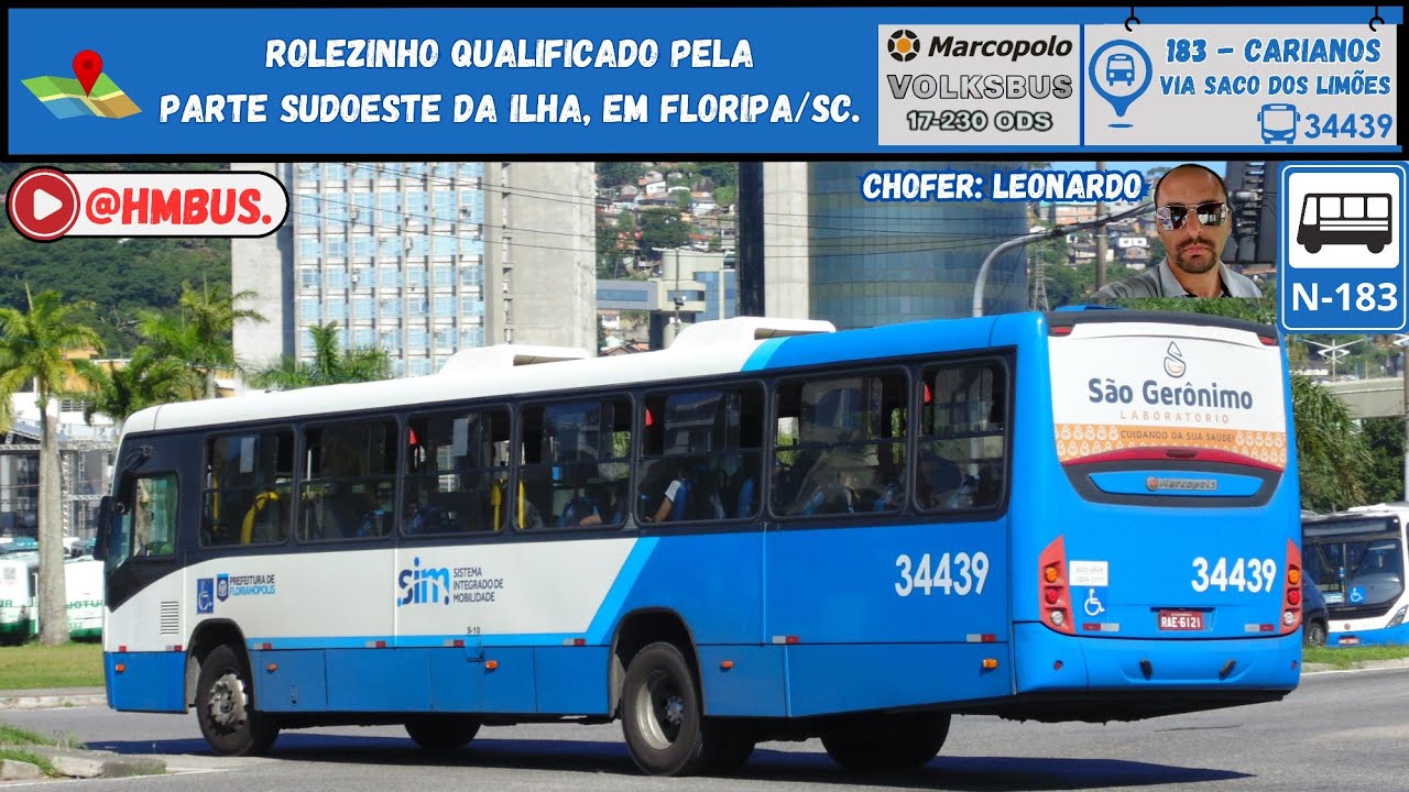 Linha 183 | Carianos via Saco dos Limões no Volkswagen 17.230 ODS.