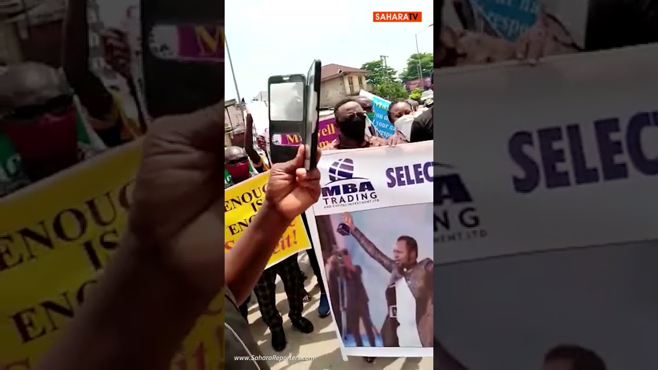 Victims Protest At Christ Embassy, Ask Oyakhilome To Return Investors’ Money Donated By Fraudster