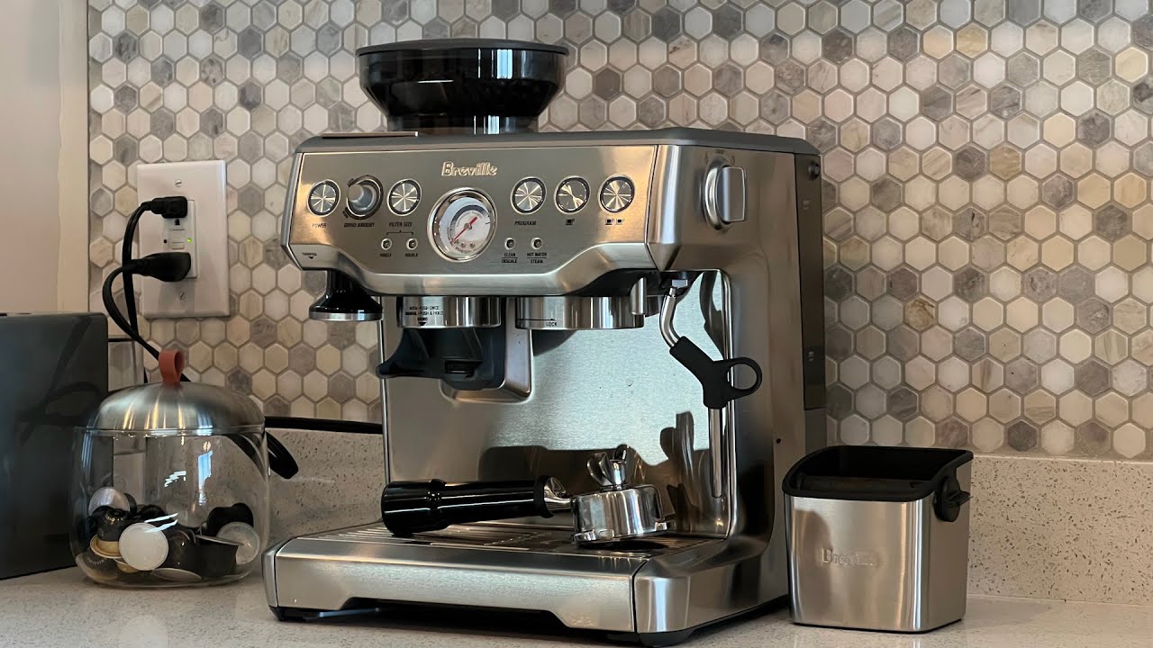 Распаковка и настройка кофемашины Breville Barista Express Espresso | BES870XL
