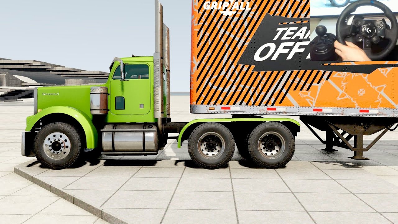 BeamNG Drive - Wentward Hot Rod Truck Suspension Test
