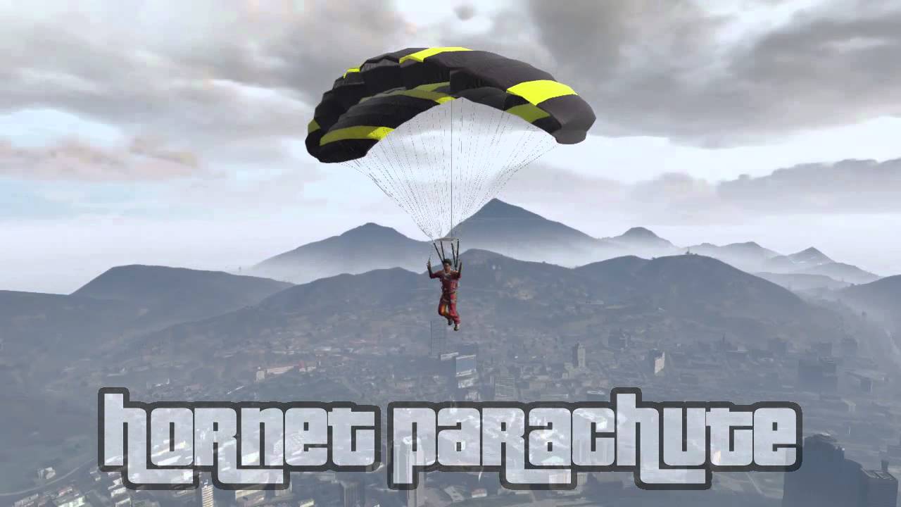 GTA 5 Online: All Parachute Colors (canopy and color, flight school update included)
