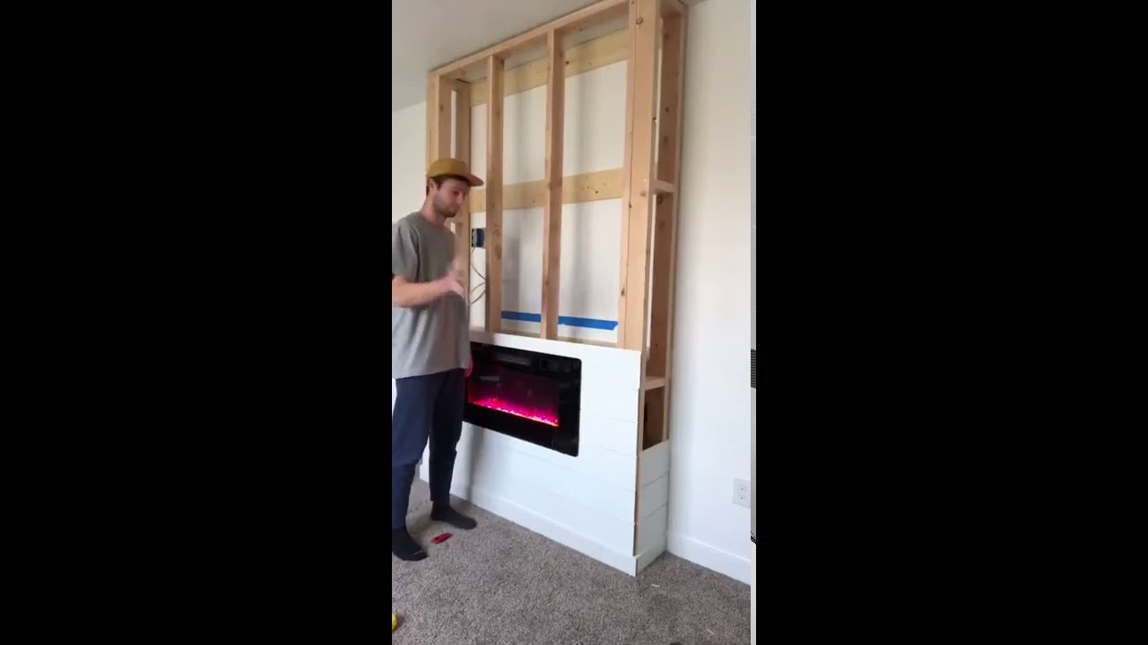 DIY Electric Fireplace Build