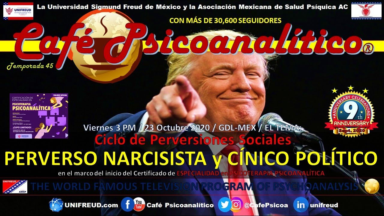 Ciclo de Perversiones Sociales: PERVERSIÓN NARCISISTA y CINISMO POLÍTICO