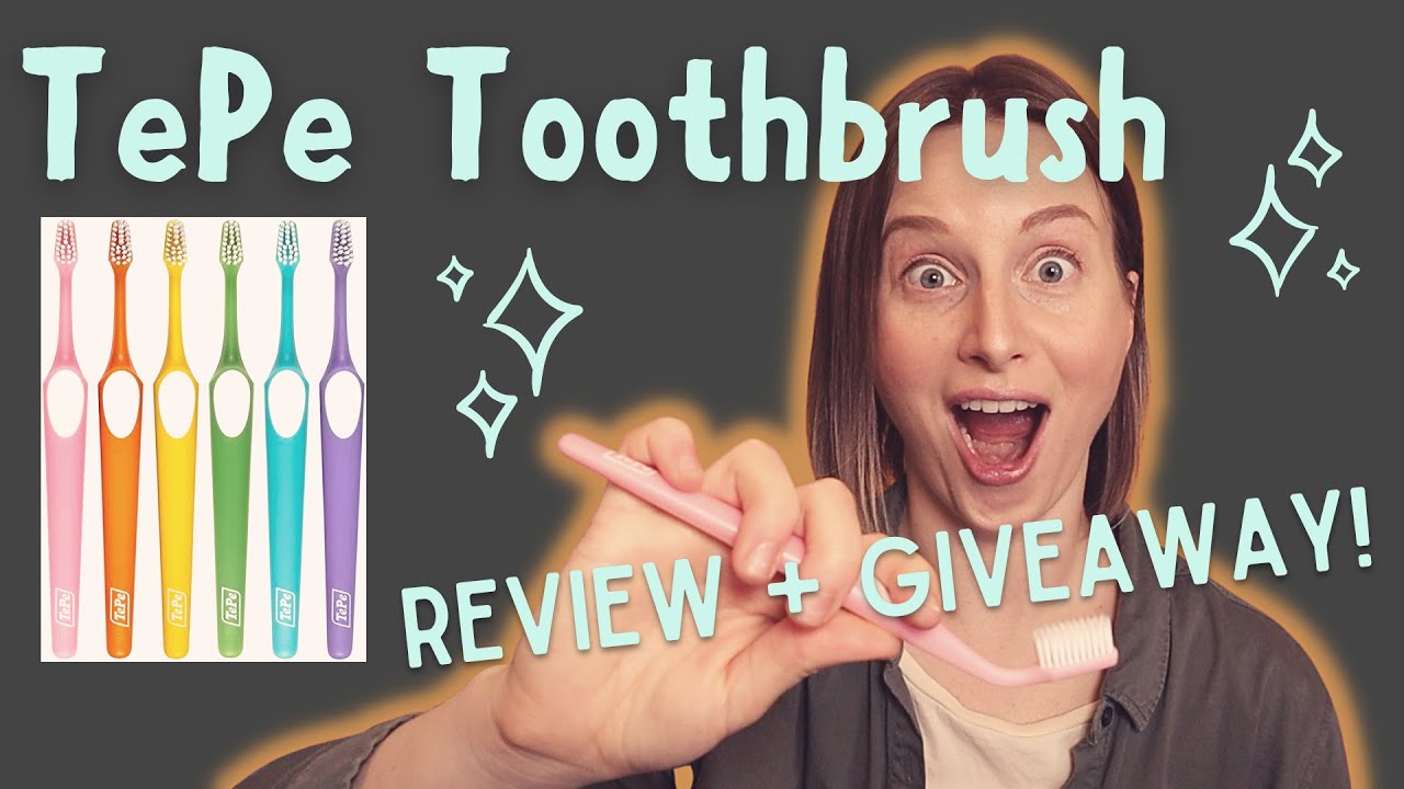 TePe Supreme Toothbrush Review + Giveaway! (Best Manual Toothbrush?)