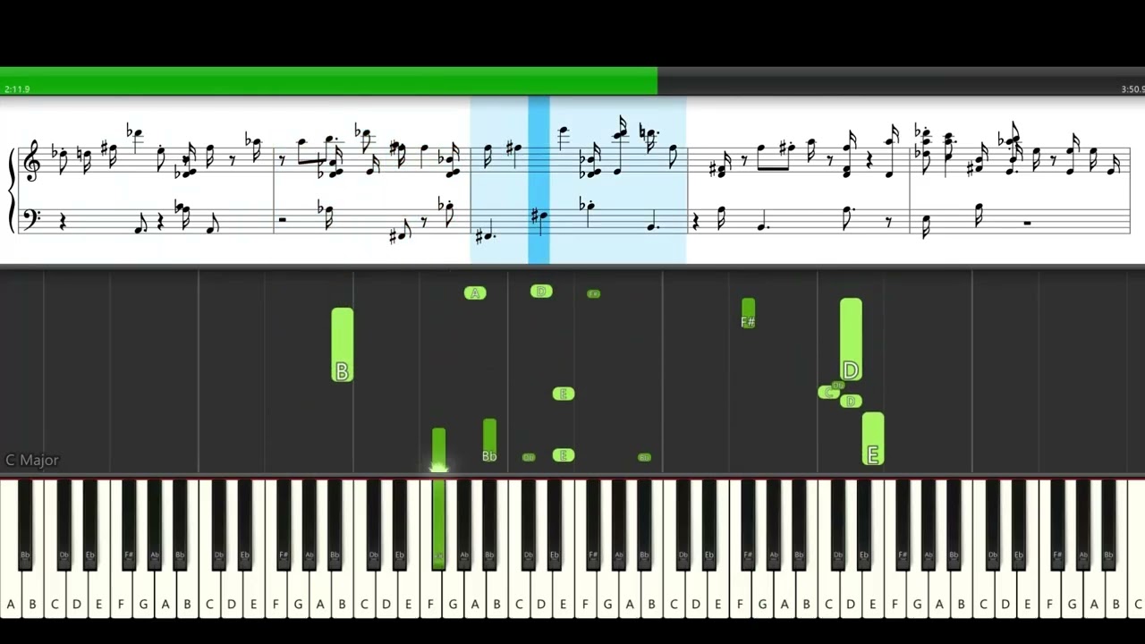 Potato Lab, Bird Song (감자연구소, 새 노래) - Tuto Piano (피아노 튜토리얼)