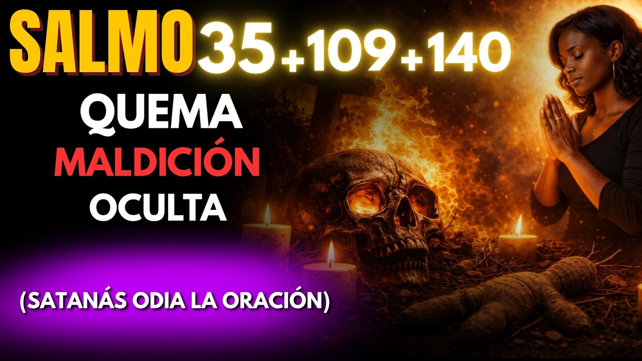 🔥 SALMO 35 + 140 + 109: Dios Rompe Brujería y Hace Justicia Hoy