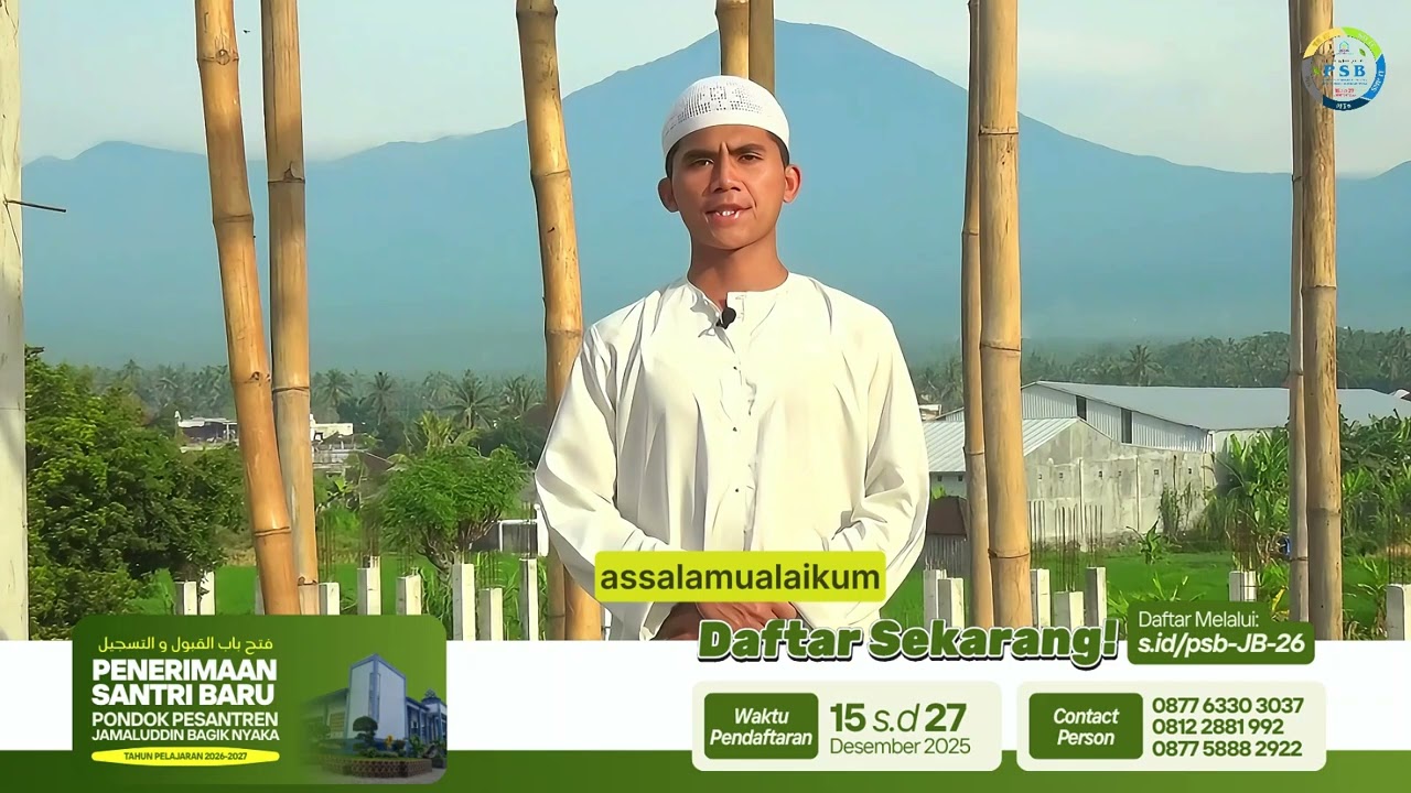 Penghargaan Khusus Di Surga | Santri POntren Jamaluddin Bagik Nyaka