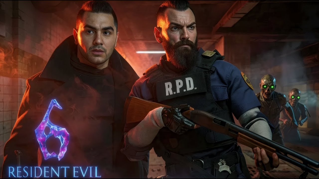 🔴LIVE - FearTheBeardo - Resident Evil 6 w/ Drew H - LOCK IT IN