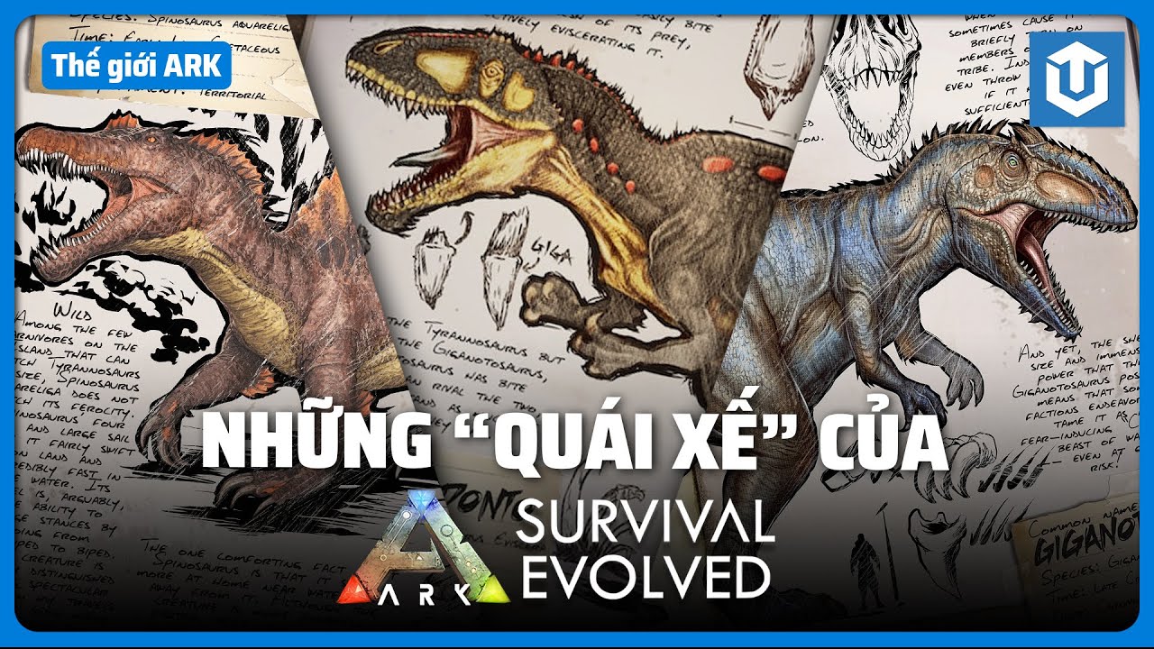 THẾ GIỚI ARK: 15 LOÀI KHỦNG LONG CHẠY NHANH NHẤT TRONG ARK