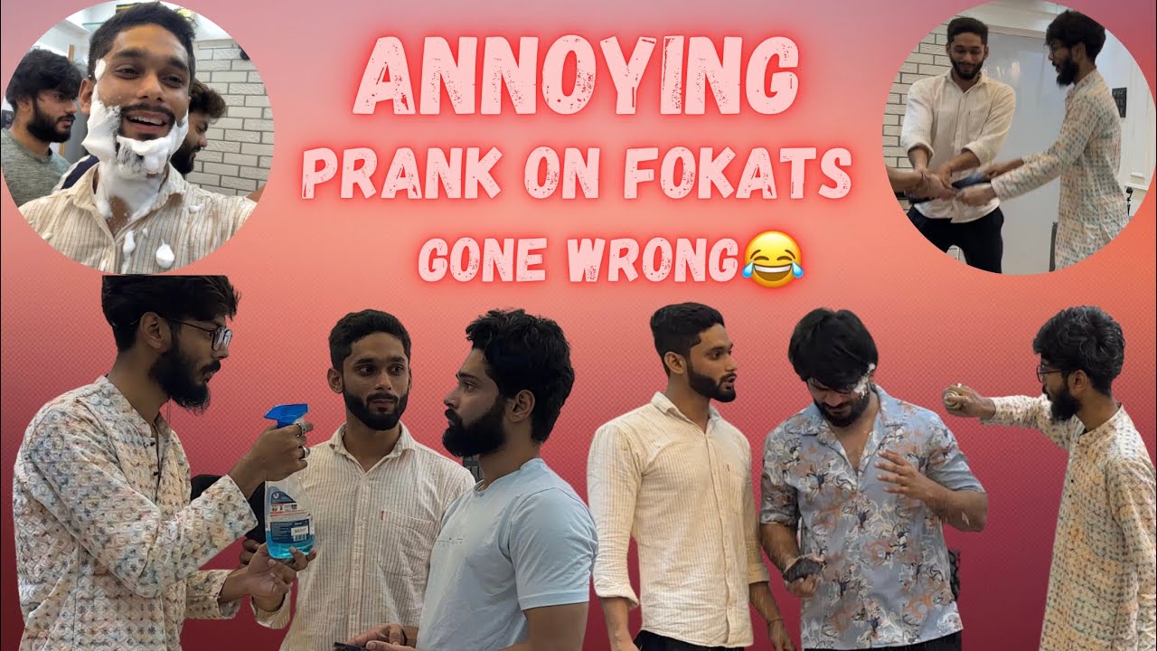 ANNOYING PRANK ON FOKATS | PATTE SE PADI MAAR😢 | ZEESHAN KO AAYA GUSSA | AALTU FALTU |