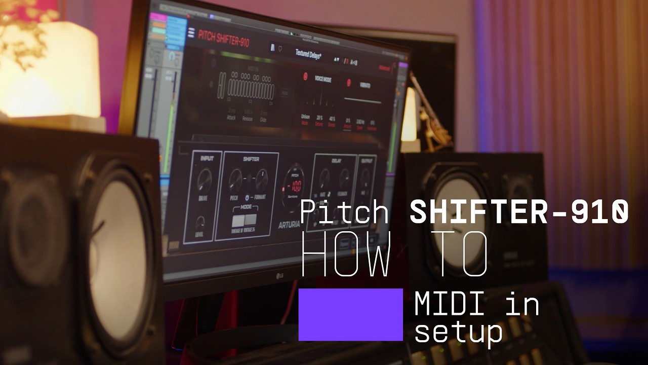 How to | Pitch SHIFTER-910 |  Setup MIDI In