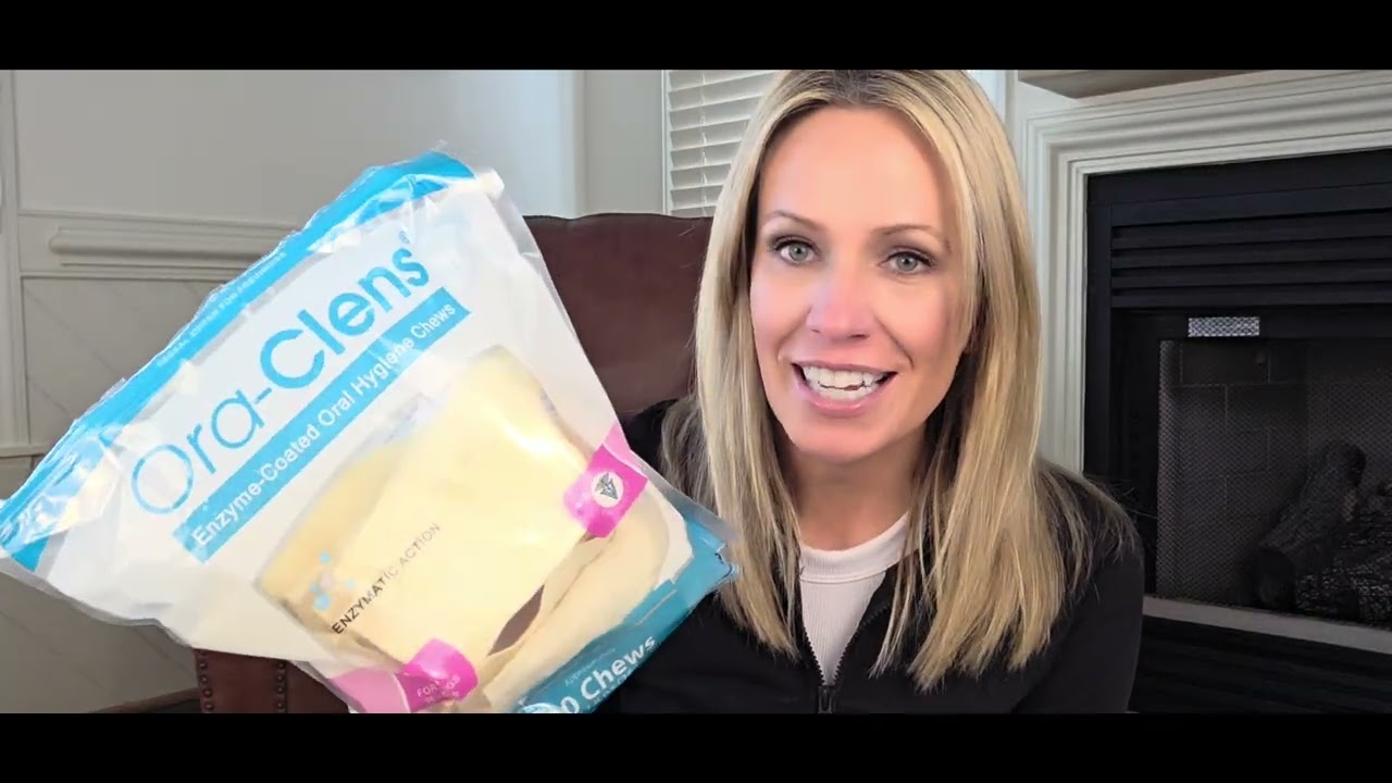 Oral Hygiene Chews for Large Dogs-Enzymatic Dental Treats for Daily Oral Care, Cleans Teeth