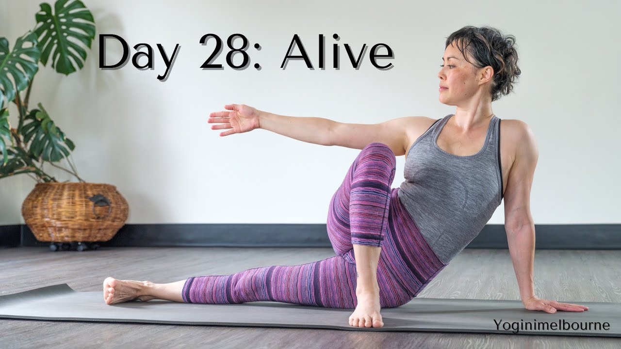 Day 28: Alive yoga flow | whole body | hip release | 30min