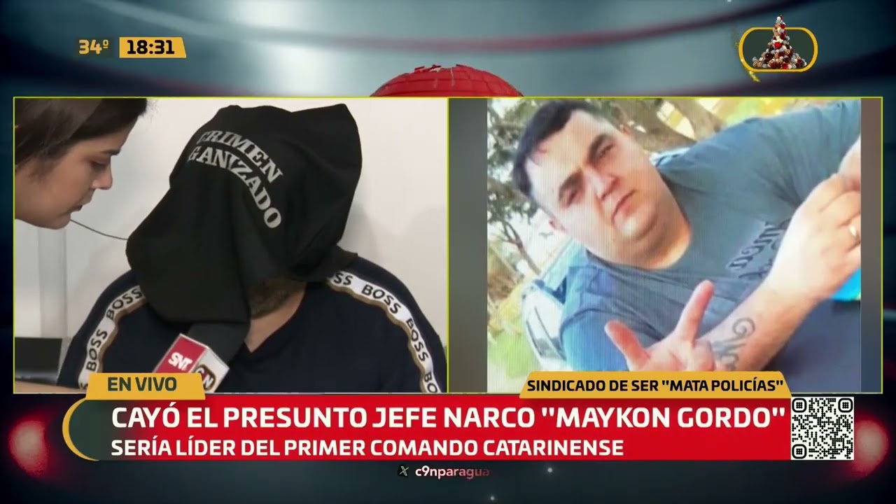 Cayó el presunto jefe narco “Maykon Gordo” 🚨
